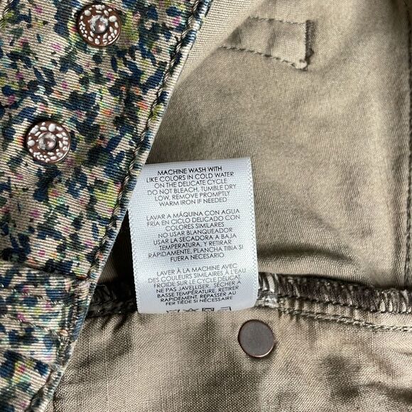 CAbi Ditzy #5084 Black and Green Soft Skinny Pants - Picture 10 of 10